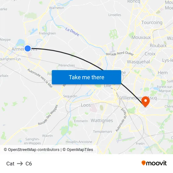 Cat to C6 map