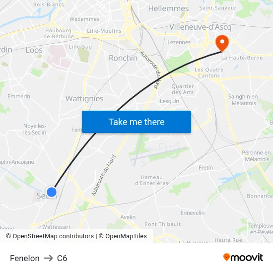 Fenelon to C6 map