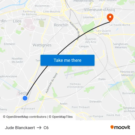 Jude Blanckaert to C6 map