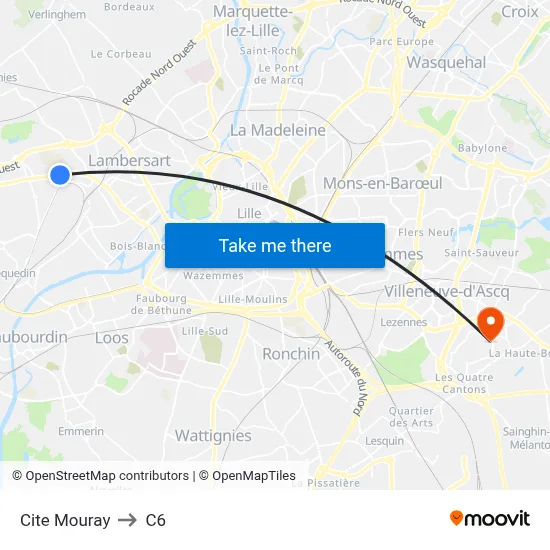 Cite Mouray to C6 map