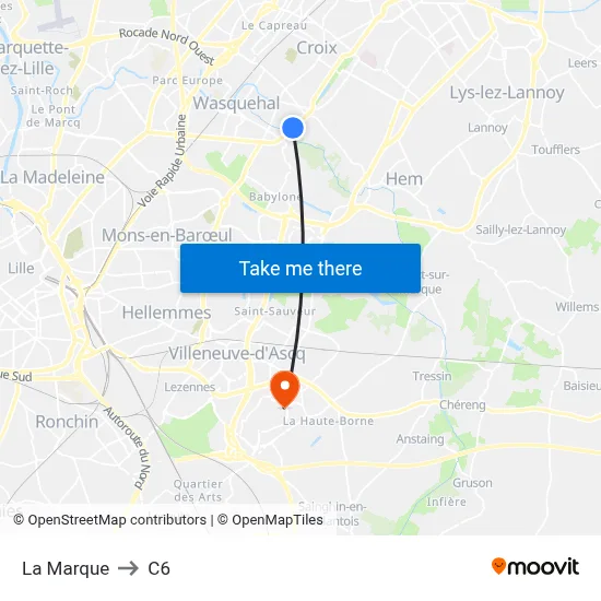 La Marque to C6 map