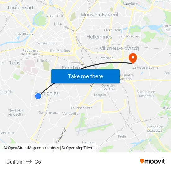 Guillain to C6 map