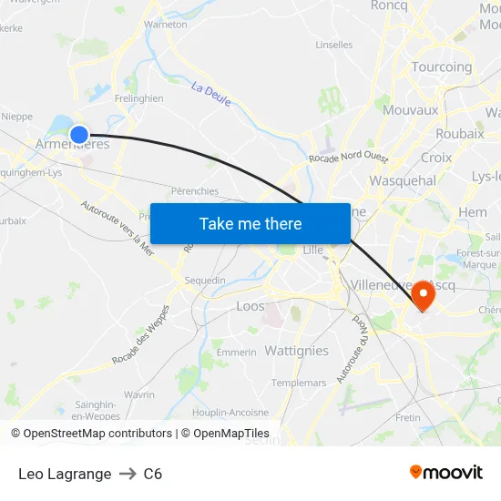 Leo Lagrange to C6 map