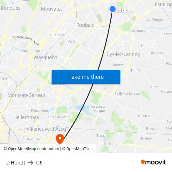 D'Hondt to C6 map
