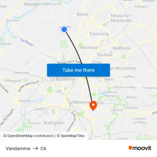 Vandamme to C6 map