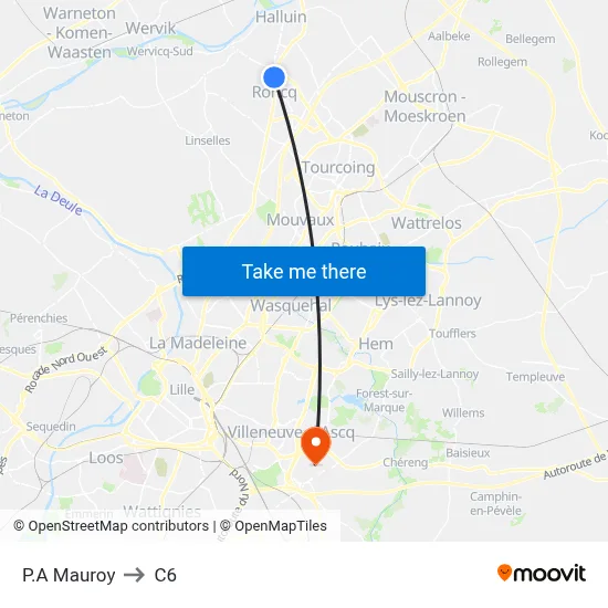 P.A Mauroy to C6 map