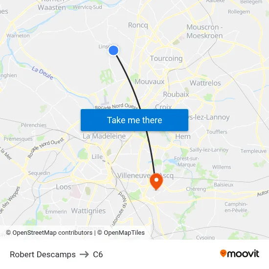 Robert Descamps to C6 map