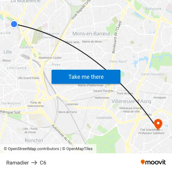 Ramadier to C6 map