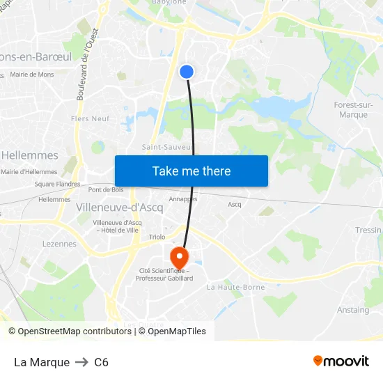 La Marque to C6 map