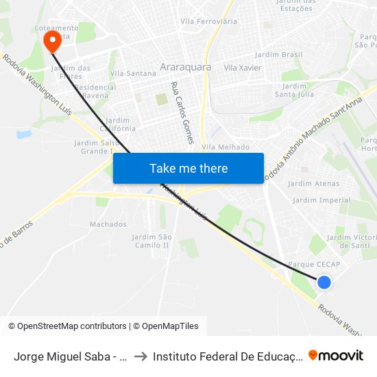 Jorge Miguel Saba - Praça Memorial Da Liberdade to Instituto Federal De Educação, Ciência E Tecnologia De São Paulo map