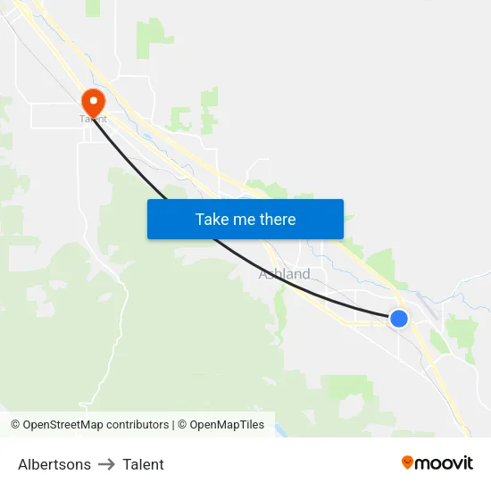 Albertsons to Talent map