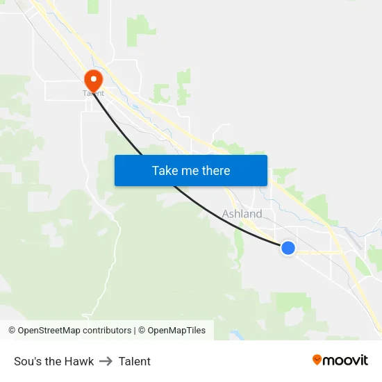 Sou's the Hawk to Talent map