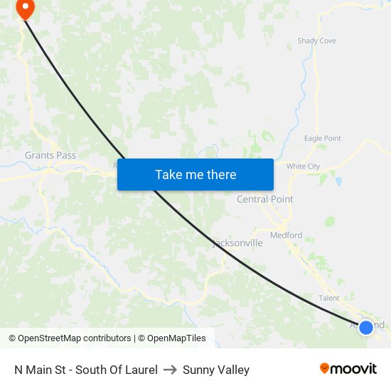 N Main St - South Of Laurel to Sunny Valley map