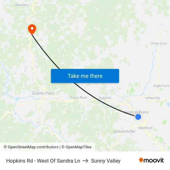 Hopkins Rd - West Of Sandra Ln to Sunny Valley map