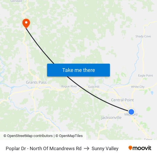 Poplar Dr - North Of Mcandrews Rd to Sunny Valley map