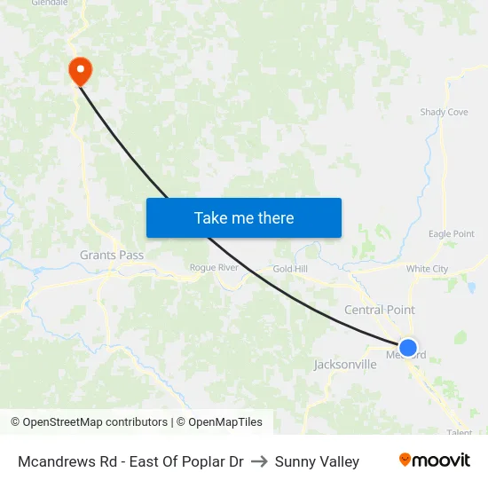 Mcandrews Rd - East Of Poplar Dr to Sunny Valley map