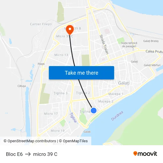 Bloc E6 to micro 39 C map