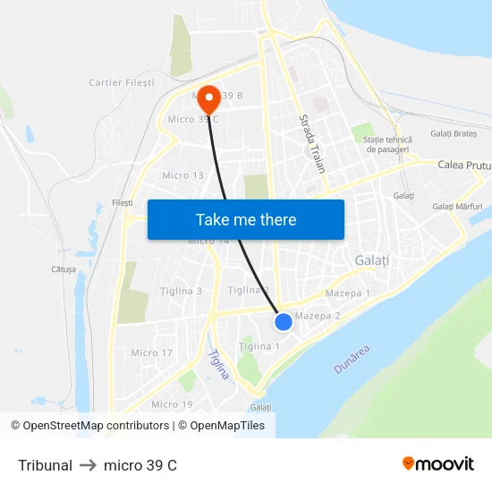 Tribunal to micro 39 C map