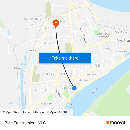 Bloc E6 to micro 39 C map