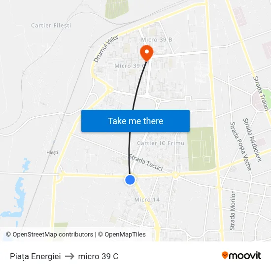 Piața Energiei to micro 39 C map