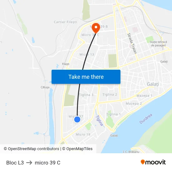 Bloc L3 to micro 39 C map