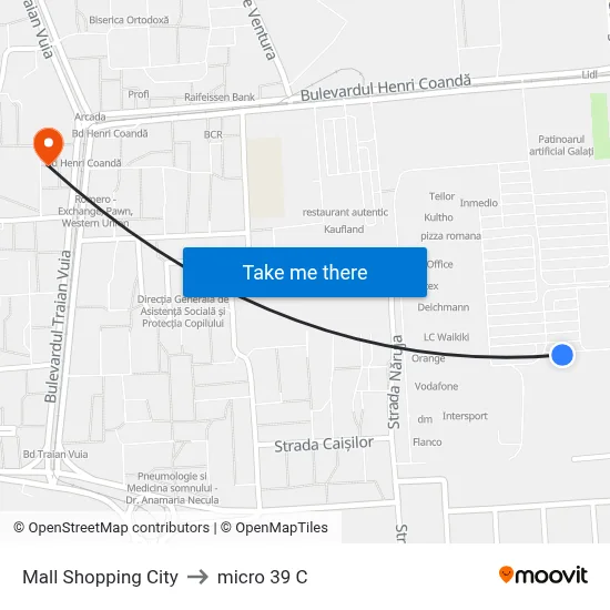 Mall Shopping City to micro 39 C map