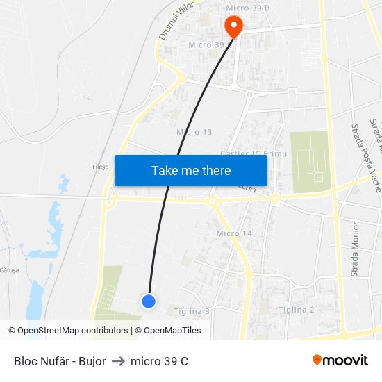 Bloc Nufăr - Bujor to micro 39 C map