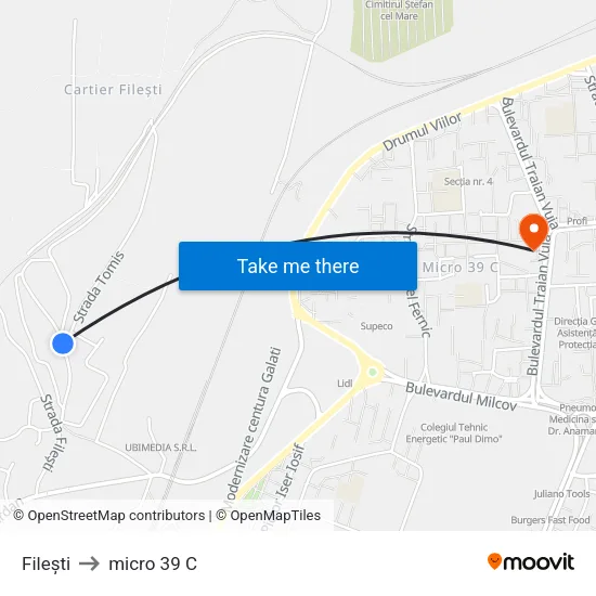 Filești to micro 39 C map