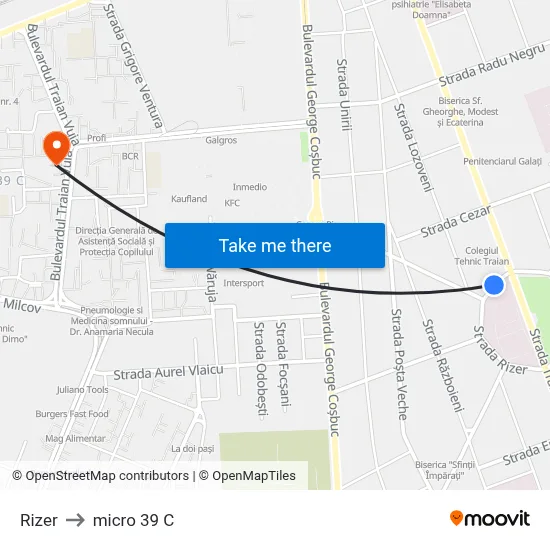 Rizer to micro 39 C map