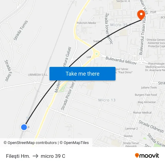 Fileşti Hm. to micro 39 C map