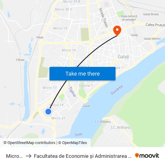 Micro 19 to Facultatea de Economie și Administrarea Afacerilor map