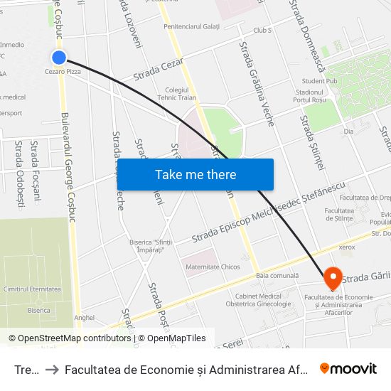 Trefo to Facultatea de Economie și Administrarea Afacerilor map