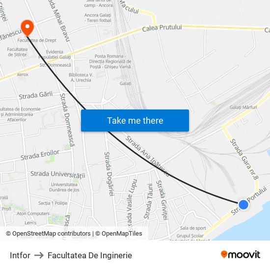 Intfor to Facultatea De Inginerie map