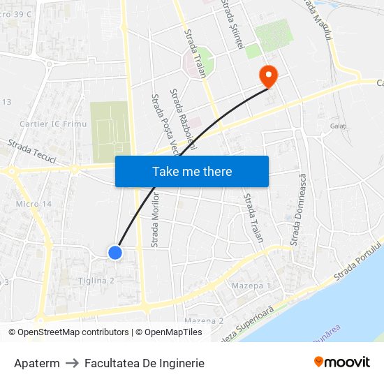 Apaterm to Facultatea De Inginerie map