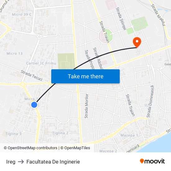 Ireg to Facultatea De Inginerie map