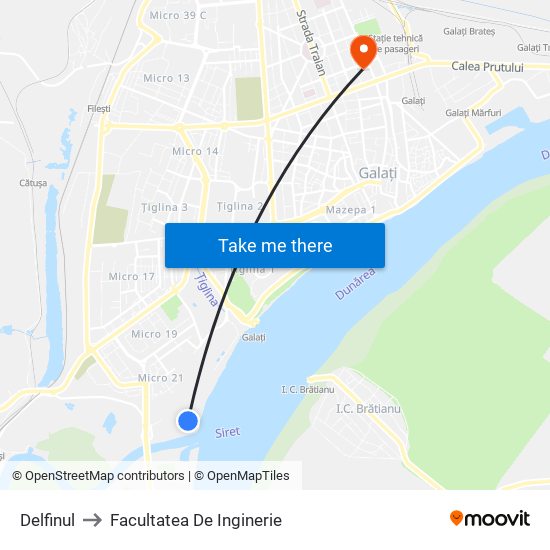 Delfinul to Facultatea De Inginerie map