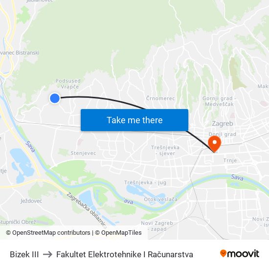 Bizek III to Fakultet Elektrotehnike I Računarstva map