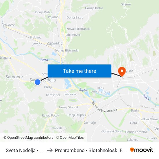 Sveta Nedelja - Suša to Prehrambeno - Biotehnološki Fakultet map