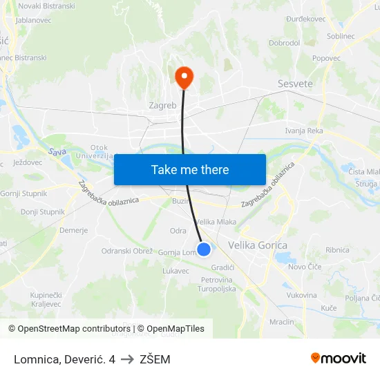 Lomnica, Deverić. 4 to ZŠEM map