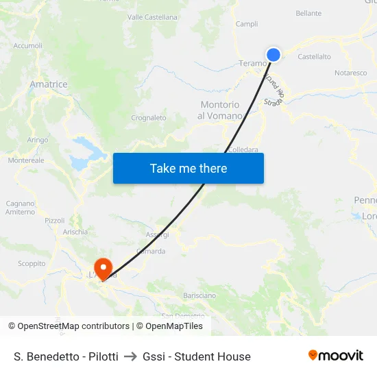 St. Benedict - Pilotti to GSSI - Student House map