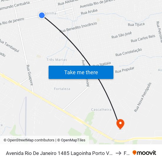 Avenida Rio De Janeiro 1485 Lagoinha Porto Velho - Ro 78910-793 Brasil to Faro map