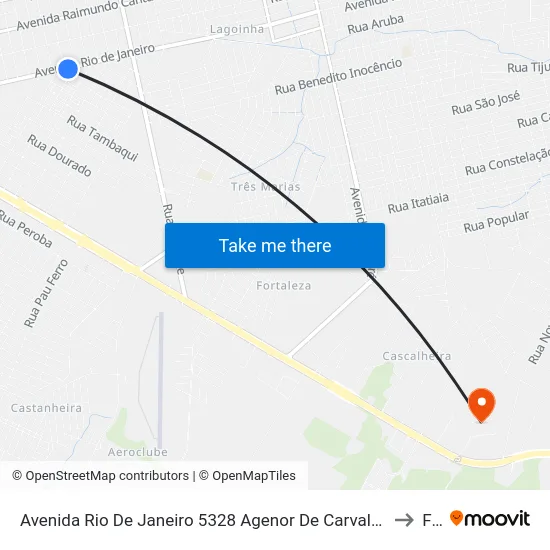 Avenida Rio De Janeiro 5328 Agenor De Carvalho Porto Velho - Ro 78910-793 Brasil to Faro map