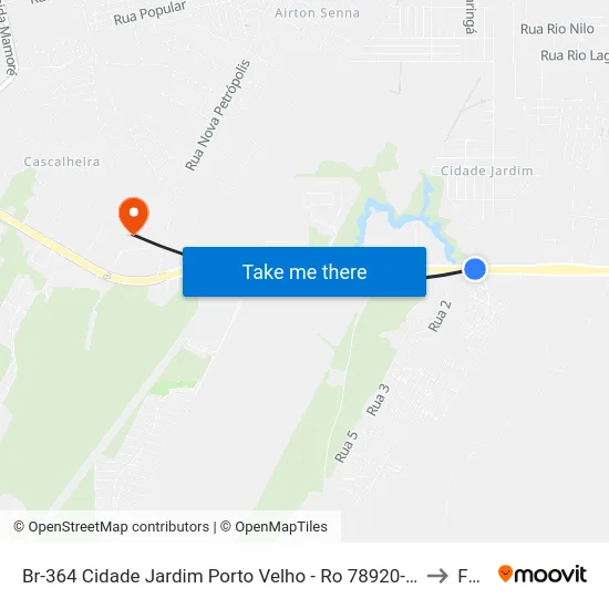 Br-364 Cidade Jardim Porto Velho - Ro 78920-000 Brasil to Faro map