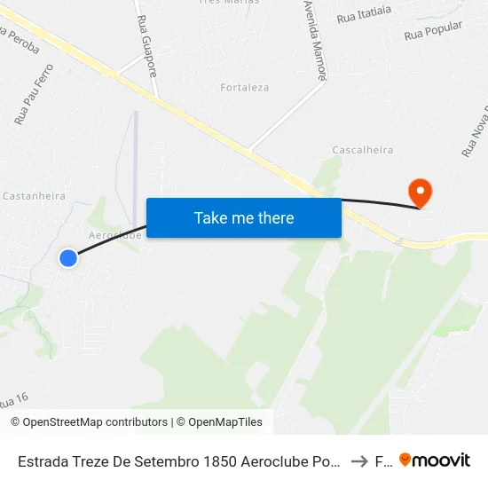 Estrada Treze De Setembro 1850 Aeroclube Porto Velho - Rondônia 76800-000 Brasil to Faro map