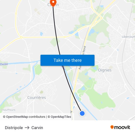 Distripole to Carvin map