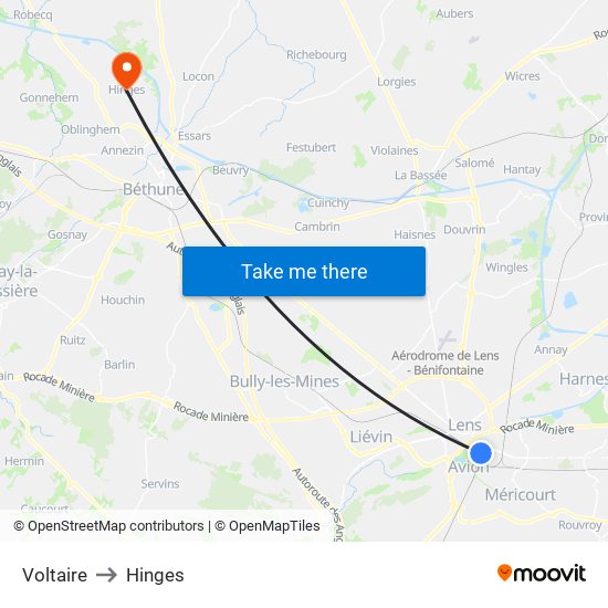 Voltaire to Hinges map