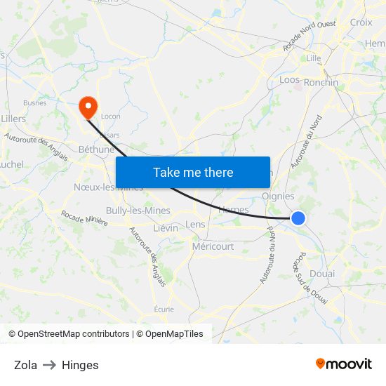 Zola to Hinges map