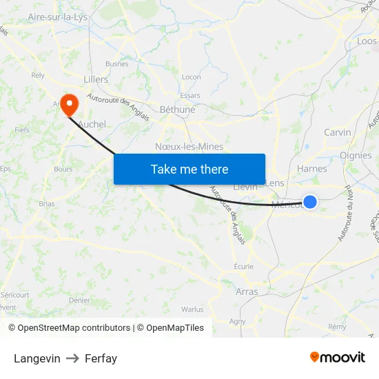 Langevin to Ferfay map