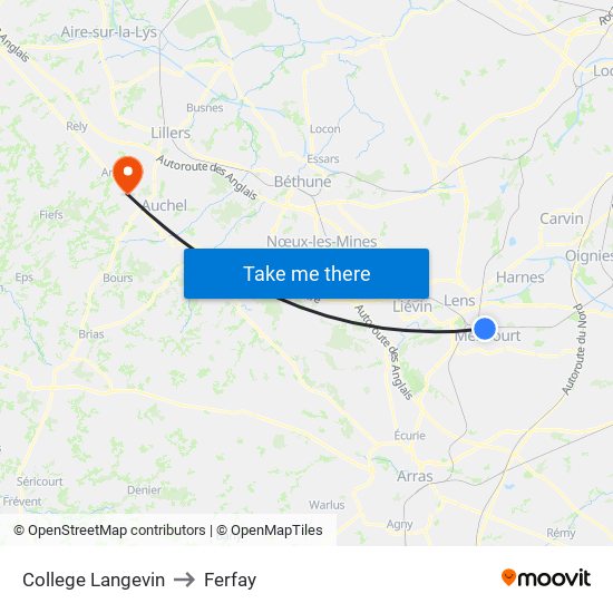 College Langevin to Ferfay map