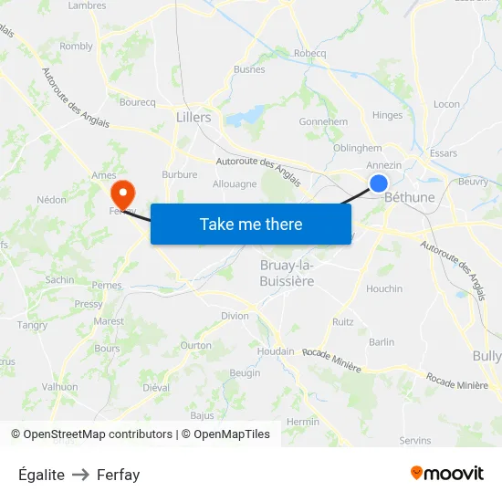 Égalite to Ferfay map